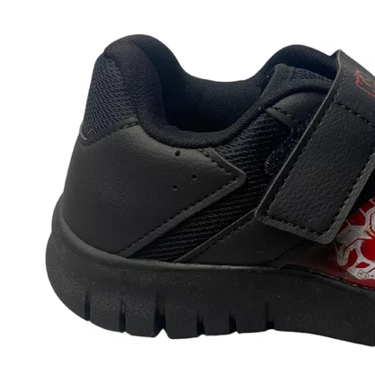 Tênis Kidy Infantil Masculino Preto Luzes Led 