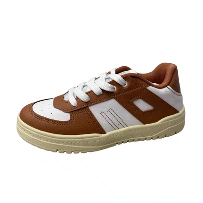 Tênis Kidy Masculino Infantil Branco Cadarço 