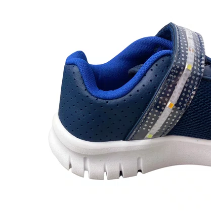 Tênis Kidy Masculino Infantil Marinho Luzes Led 