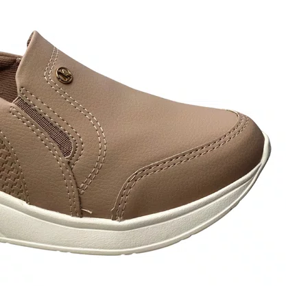 Tênis Kolosh Feminino Capuccino Calce Fácil 