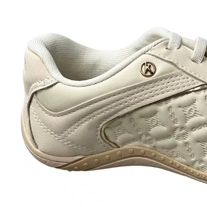 Tênis Kolosh Feminino Cream Calce Fácil 