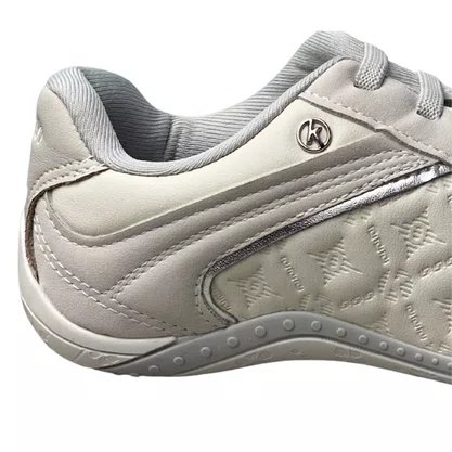 Tênis Kolosh Feminino Gris White Calce Fácil