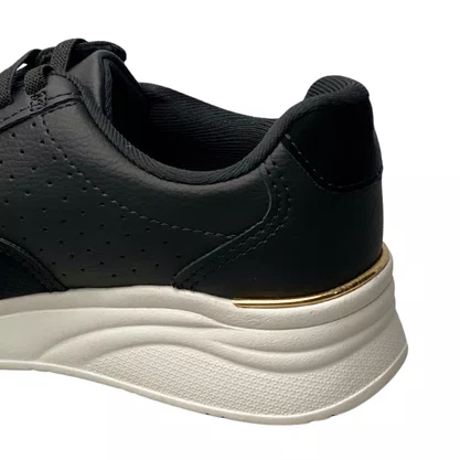 Tênis Kolosh Feminino Preto Calce Fácil