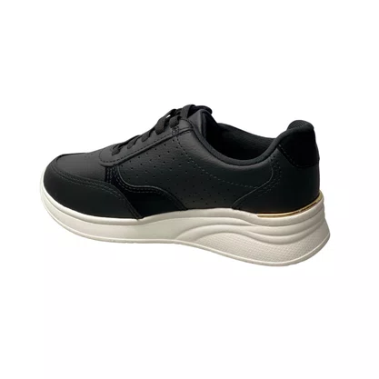 Tênis Kolosh Feminino Preto Calce Fácil