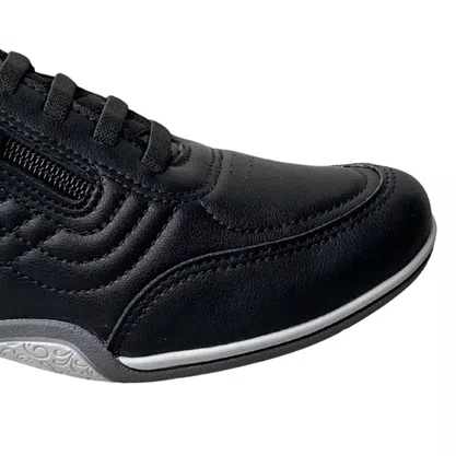 Tênis Kolosh Feminino Preto Calce Fácil 