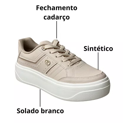 Tênis Kolosh Feminino Tule Cadarço 