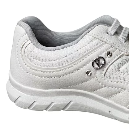 Tênis Kolosh Feminino White Calce Fácil 