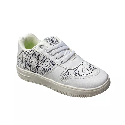 Tênis Mini Pé Infantil Goods Unissex Branco Acompanha Brinde 