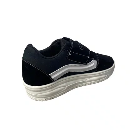 Tênis Mini Pe Preto Masculino Calce fácil 