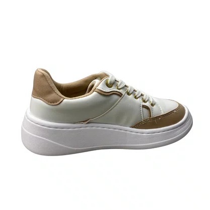 Tênis Modare Feminino Branco Bege 