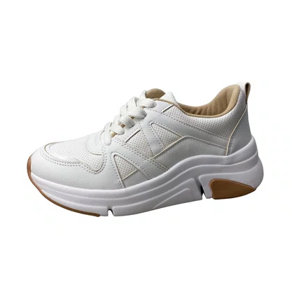 Tênis Modare Feminino Branco Fechamento Cadarço 