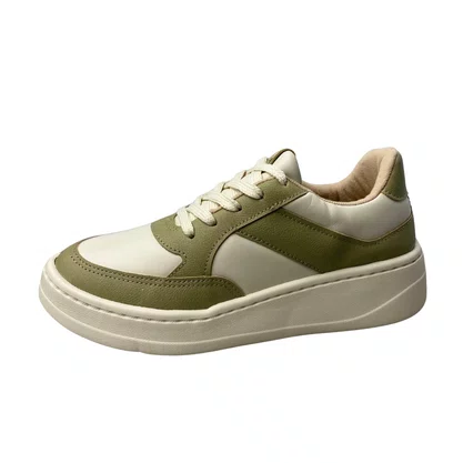 Tênis Modare Feminino Branco Off Fechamento Cadarço 