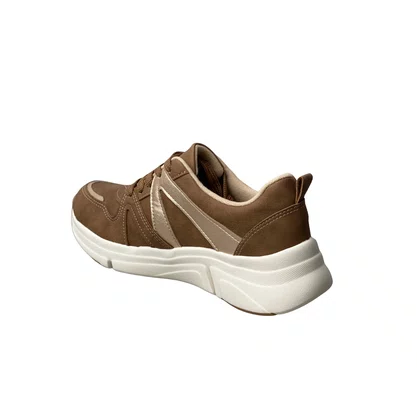 Tênis Modare Feminino Castanho Cadarço 