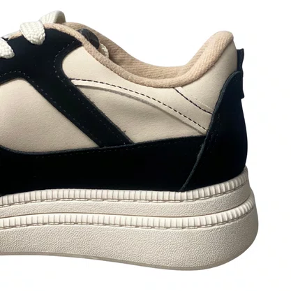 Tênis Moleca Feminino Branco Off Cadarço 