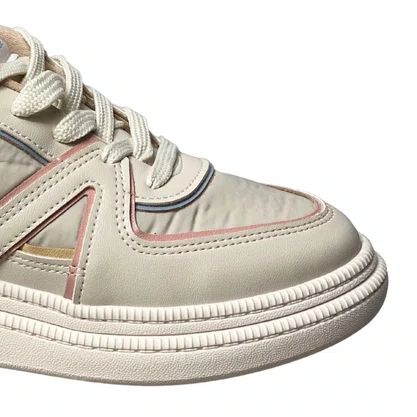 Tênis Moleca Feminino Branco Off Cadarço 