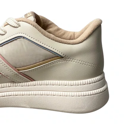 Tênis Moleca Feminino Branco Off Cadarço 