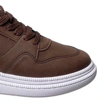 Tênis Moleca Feminino Chocolate Cadarço