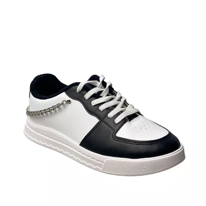 Tênis Molekinha Infantil Feminino Branco Cadarço 