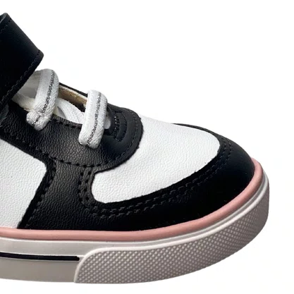 Tênis Molekinha Infantil Feminino Branco Calce Fácil 