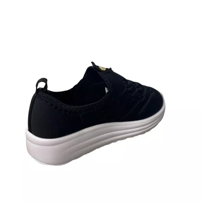 Tenis Molekinha Preto Calce Facil 