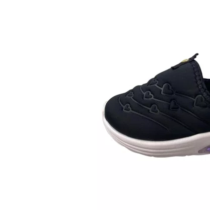 Tenis Molekinha Preto Calce Facil 