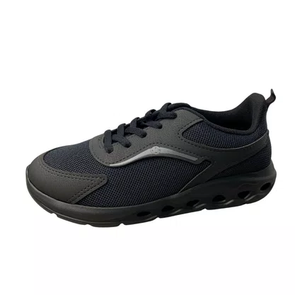 Tênis Molekinho Masculino Infantil Preto Cadarço