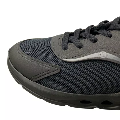 Tênis Molekinho Masculino Infantil Preto Cadarço