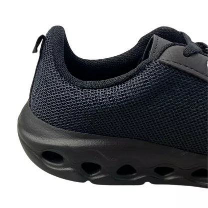 Tênis Molekinho Masculino Infantil Preto Cadarço