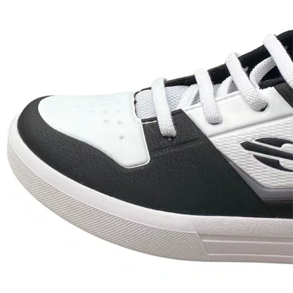 Tênis Mormai Infantil Masculino Black Wht Fechamento Cadarço 