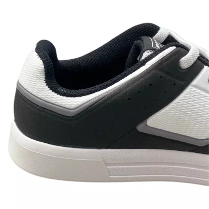 Tênis Mormai Infantil Masculino Black Wht Fechamento Cadarço 