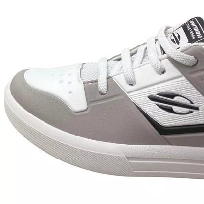 Tênis Mormai Infantil Masculino Light Grey Wht Fechamento Cadarço 