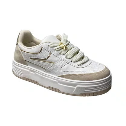 Tênis Nadia Talita Feminino Branco Pingente Dourado