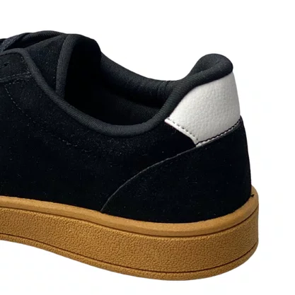 Tênis Nadia Talita Feminino Preto Fechamento Cadarço 