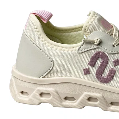 Tênis Novo Pé Infantil Feminino Off White Cadarço 