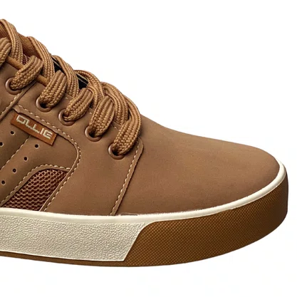 Tênis Ollie Masculino Camel Cadarço 
