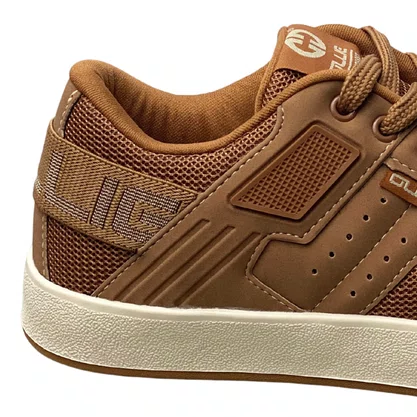 Tênis Ollie Masculino Camel Cadarço 