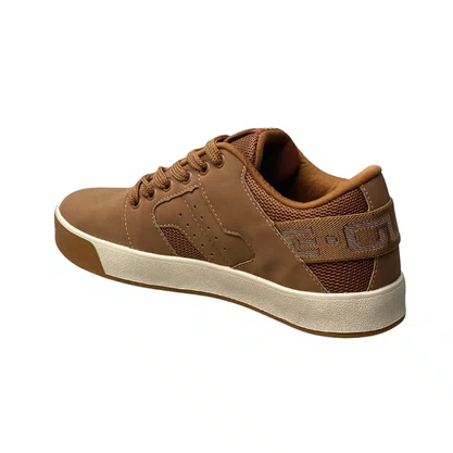 Tênis Ollie Masculino Camel Cadarço 