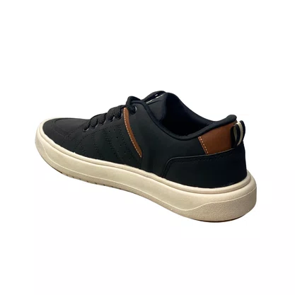 Tênis Ollie Masculino Preto Cadarço 