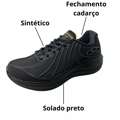 Tênis Olympikus Infantil Masculino Preto Venum 