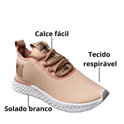 Tênis Oneflip Feminino Rose Calce Fácil 