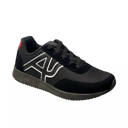 Tênis Onity Masculino Preto Fechamento cadarço 