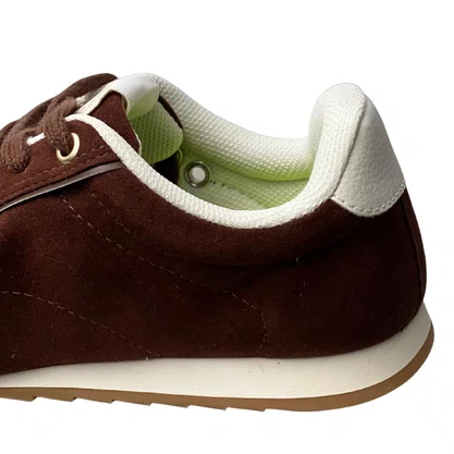 Tênis Petite Jolie Feminino Brown Cadarço 