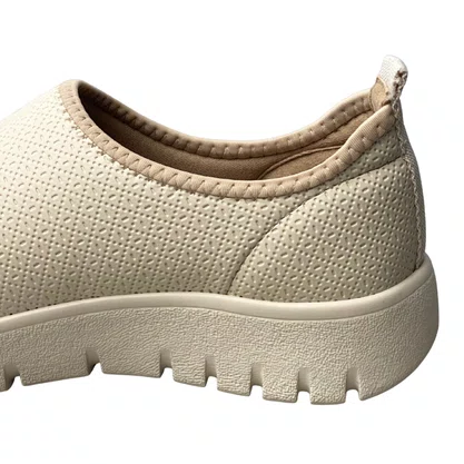 Tênis Piccadilly Feminino Off White Calce Fácil 