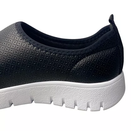 Tênis Piccadilly Feminino Preto Calce Fácil 