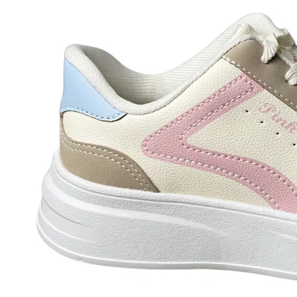 Tênis Pink Cats Infantil Feminino Macchiato Cadarço