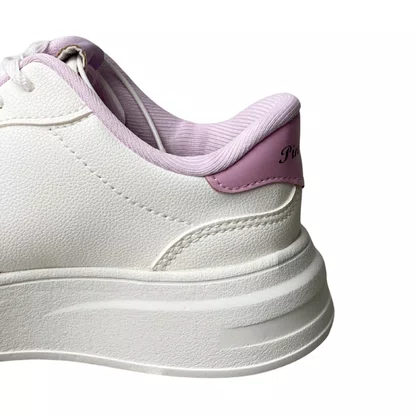 Tênis Pink Cats White Infantil Feminino Estrelas 