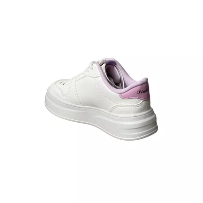 Tênis Pink Cats White Infantil Feminino Estrelas 