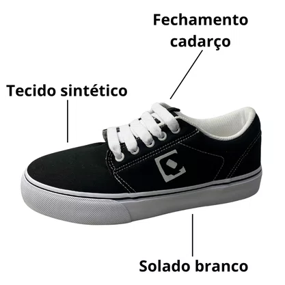 Tênis Qix Masculino Preto Combat 
