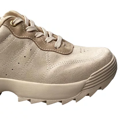 Tênis Ramarim Feminino Creme Cadarço 