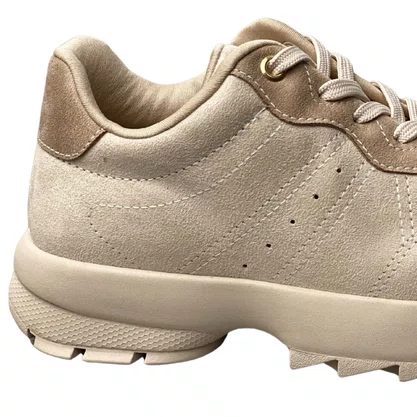 Tênis Ramarim Feminino Creme Cadarço 